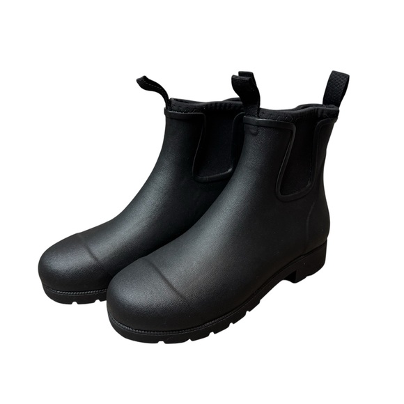Quince Shoes - Quince Black Chelsea Rain Boots